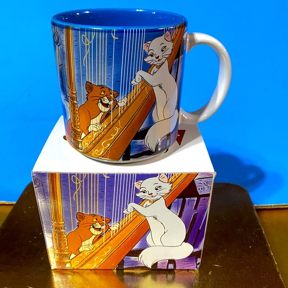 WALT DISNEY’S ARISTOCATS VTG 90’s NWT DISNEY STORE EXCLUSIVE CERAMIC MUG JAPAN - Picture 2 of 14